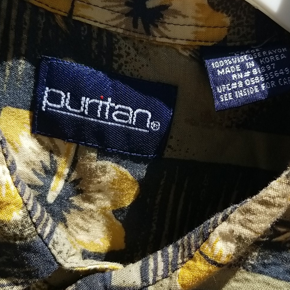 Vintage Hibiscus and Marlin Fishing Button Down - Picture 5 of 11